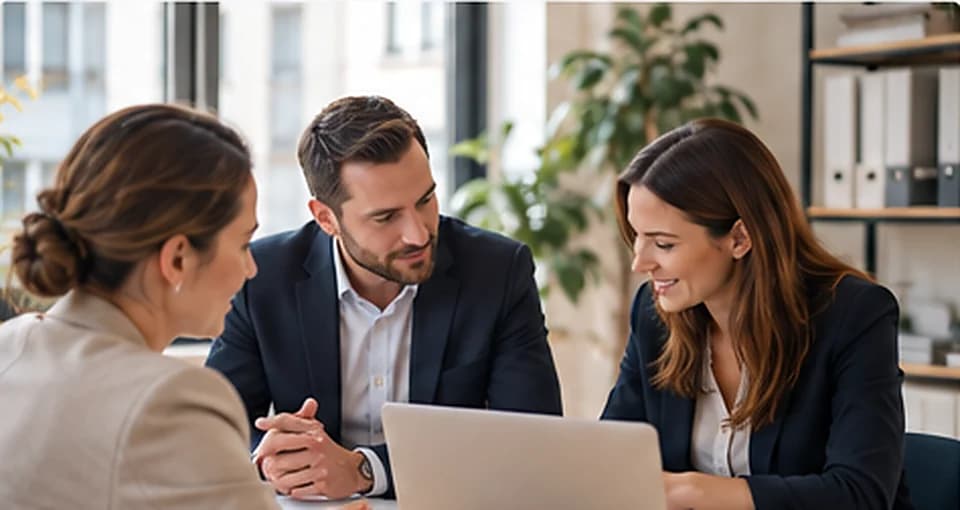 Espace de travail d'une équipe de recrutement