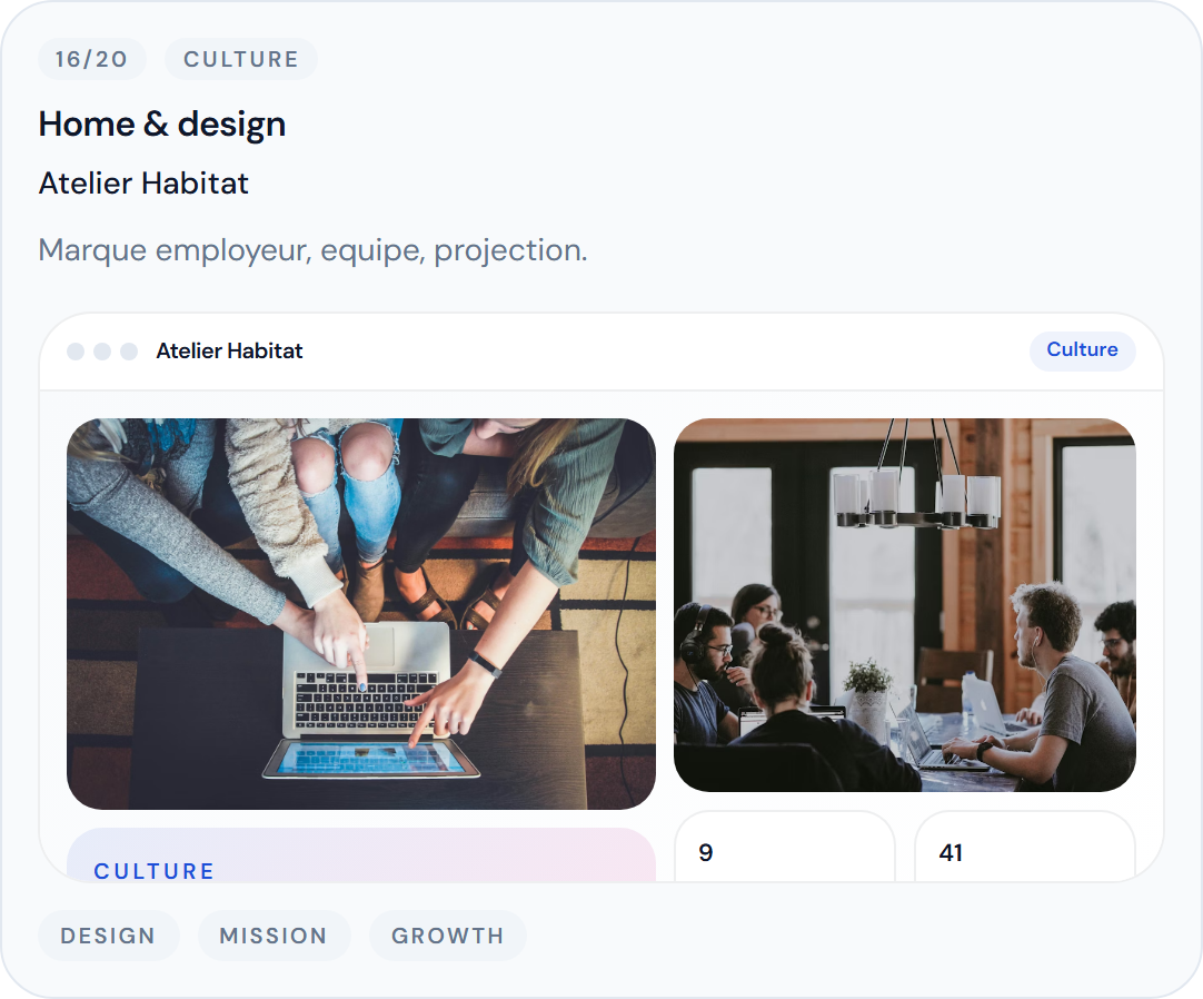 Atelier Habitat - aperçu de template
